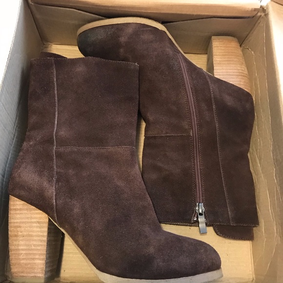 Antelope suede tri wrap boots. Sz 38. - Picture 2 of 6